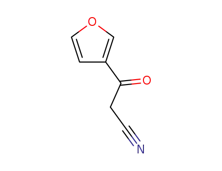 Molecular Structure of 96220-13-2 (3-(3-furyl)-3-oxopropanenitrile)