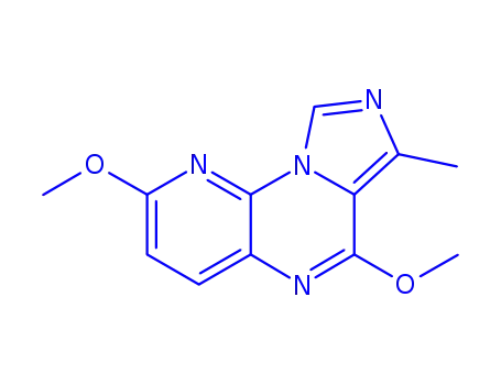 Molecular Structure of 959705-24-9 (Imidazo[1,5-a]pyrido[3,2-e]pyrazine, 2,6-dimethoxy-7-methyl-)