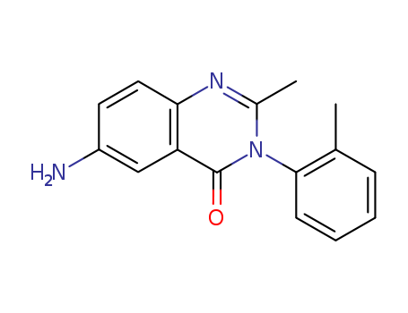 4(3H)-Quinazolinone,6-amino-2-methyl-3-(2-methylphenyl)-