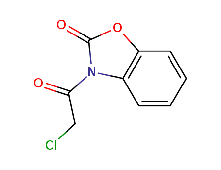 Molecular Structure of 95923-44-7 (3-(2-CHLORO-ACETYL)-3H-BENZOOXAZOL-2-ONE)