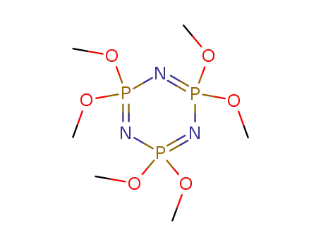 Molecular Structure of 957-13-1 (HEXAMETHOXYPHOSPHAZINE)