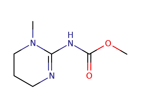 Carbamic  acid,  (1,4,5,6-tetrahydro-1-methyl-2-pyrimidinyl)-,  methyl  ester  (9CI)