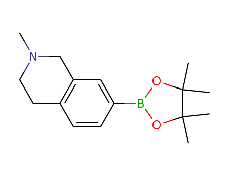 2-methyl-7-(4,4,5,5-tetramethyl-1,3,2-dioxaborolan-2-yl)-3,4-dihydro-1h-isoquinoline