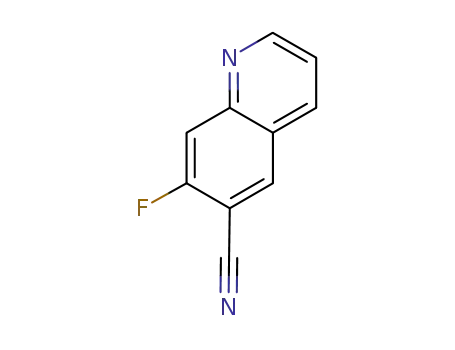 Molecular Structure of 956901-17-0 (7-fluoroquinoline-6-carbonitrile)