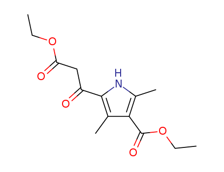 1H-Pyrrole-2-propanoicacid, 4-(ethoxycarbonyl)-3,5-dimethyl-b-oxo-, ethyl ester