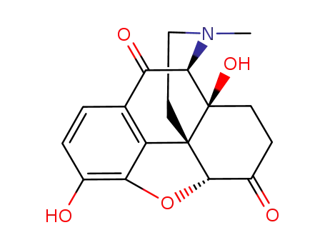 Molecular Structure of 96445-15-7 (10-ketooxymorphone)