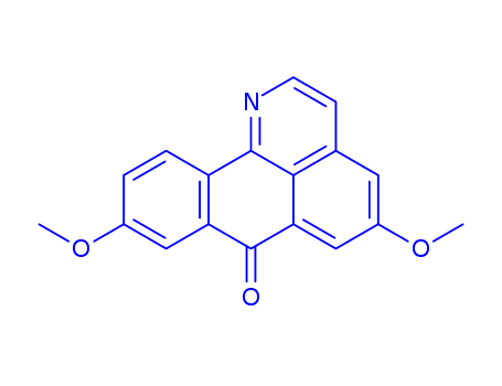 96681-50-4,bianfugecine,5,9-Dimethoxy-7H-dibenzo[de,h]quinolin-7-one;Bianfugecine