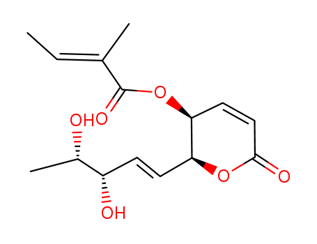 97529-84-5,phomopsolide B,[(2S,3S)-2-[(E,3S,4S)-3,4-dihydroxypent-1-enyl]-6-oxo-2,3-dihydropyran-3-yl] (E)-2-methylbut-2-enoate;