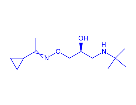 (2R)-1-(tert-butylamino)-3-[(E)-1-cyclopropylethylideneamino]oxypropan-2-ol