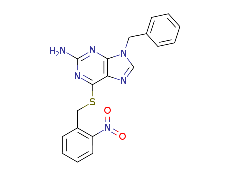 94305-11-0,9-benzyl-6-[(2-nitrobenzyl)sulfanyl]-9H-purin-2-amine,