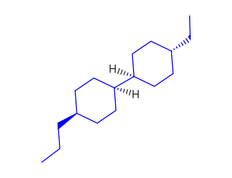 Molecular Structure of 96624-41-8 (1,1'-Bicyclohexyl,4-ethyl-4'-propyl-, (trans,trans)-)