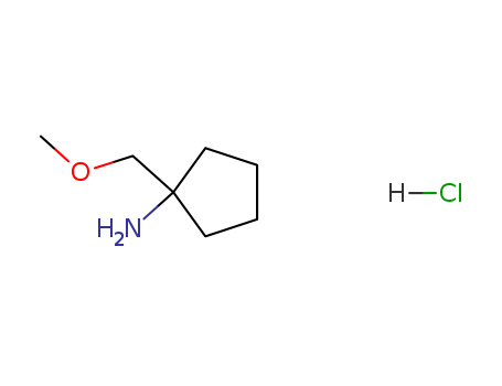 [1-(Methoxymethyl)cyclopentyl]amine hydrochloride