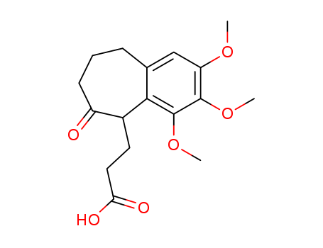 972-63-4,3-(2,3,4-trimethoxy-6-oxo-6,7,8,9-tetrahydro-5H-benzo[7]annulen-5-yl)propanoic acid,