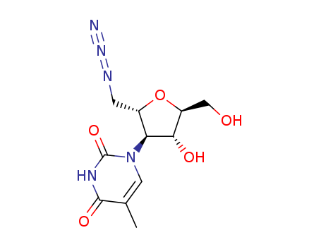 2,5-ANHYDRO-1-AZIDO-1,3-DIDEOXY-3-(3,4-DIHYDRO-5-METHYL-2,4-DIOXO-1(2H)-PYRIMIDINYL)-L-MANNITOL