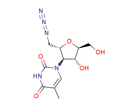 Molecular Structure of 944475-10-9 (2,5-ANHYDRO-1-AZIDO-1,3-DIDEOXY-3-(3,4-DIHYDRO-5-METHYL-2,4-DIOXO-1(2H)-PYRIMIDINYL)-L-MANNITOL)
