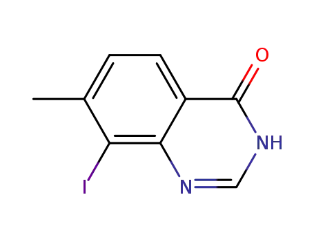 Molecular Structure of 943602-97-9 (8-iodo-7-methylquinazolin-4(3H)-one)