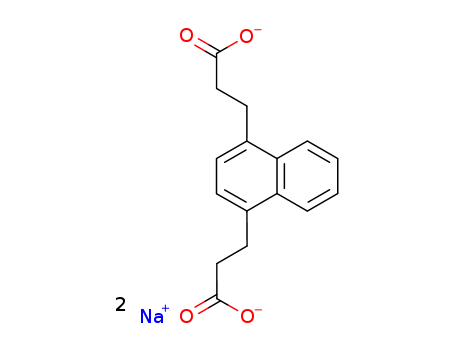 1,4-Naphthalenedipropanoicacid, sodium salt (1:2)