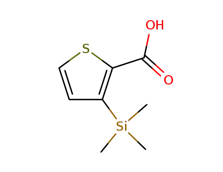 Molecular Structure of 97759-90-5 (3-TRIMETHYLSILANYL-THIOPHENE-2-CARBOXYLIC ACID)