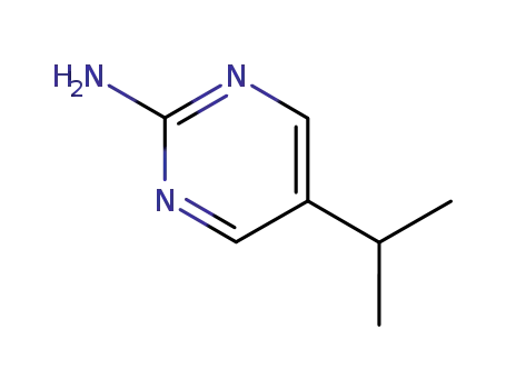 Molecular Structure of 98432-17-8 (5-Isopropyl-2-pyrimidinamine)