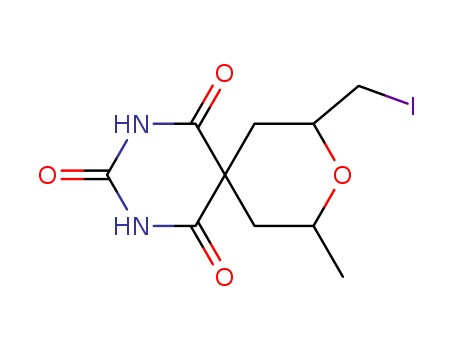 99074-75-6,8-(iodomethyl)-10-methyl-9-oxa-2,4-diazaspiro[5.5]undecane-1,3,5-trione,