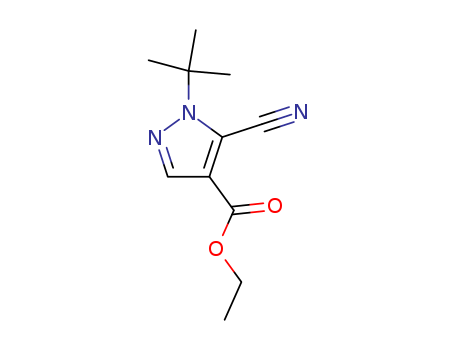 98477-12-4,ethyl 1-tert-butyl-5-cyano-1H-pyrazole-4-carboxylate,5-cyano-1-(1,1-dimethylethyl)-1H-pyrazole-4-carboxylic acid;Ethyl 5-cyano-1-(1,1-dimethylethyl)-1H-pyrazole-4-carboxylate;Ethyl 1-(tert-butyl)-5-cyano-1H-pyrazole-4-carboxylate;ETHYL 5-CYANO-1-TERT-BUTYL-1H-PYRAZOLE-4-CARBOXYLATE;1H-Pyrazole-4-carboxylic acid,5-cyano-1-(1,1-dimethylethyl)-,ethyl ester;1-tert-butyl-5-cyano-1H-pyrazole-4-carboxylic acid ethyl ester;5-cyano-1-tert-butyl-1H-pyrazole-4-carboxylic acid,ethyl ester;