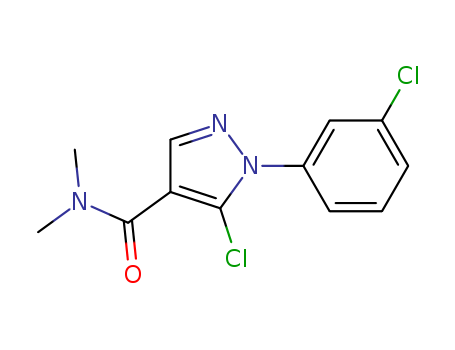 98533-57-4,5-chloro-1-(3-chlorophenyl)-N,N-dimethyl-1H-pyrazole-4-carboxamide,