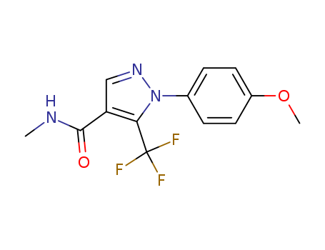 98534-48-6,1-(4-methoxyphenyl)-N-methyl-5-(trifluoromethyl)-1H-pyrazole-4-carboxamide,