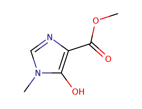 Molecular Structure of 98832-64-5 (1H-Imidazole-4-carboxylicacid,5-hydroxy-1-methyl-,methylester(9CI))