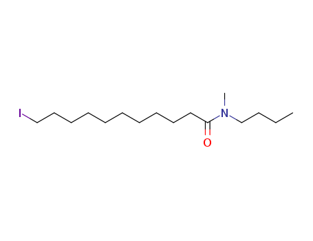 Molecular Structure of 199529-05-0 (Undecanamide, N-butyl-11-iodo-N-methyl-)