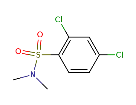 Molecular Structure of 98491-03-3 (2,4-dichloro-N,N-dimethylbenzenesulfonamide)