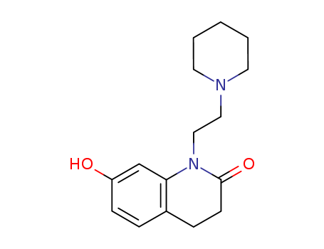 98132-73-1,7-hydroxy-1-[2-(piperidin-1-yl)ethyl]-3,4-dihydroquinolin-2(1H)-one,3,4-Dihydro-7-hydroxy-1-(2-piperidinoethyl)carbostyril;CARBOSTYRIL,3,4-DIHYDRO-7-HYDROXY-1-(2-PIPERIDINOETHYL);