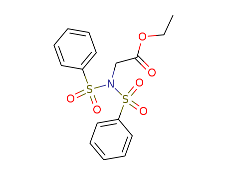 Glycine,N,N-bis(phenylsulfonyl)-, ethyl ester