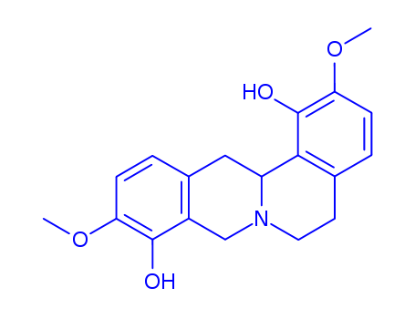 99615-99-3,clarkeanidine,6H-Dibenzo[a,g]quinolizine-1,9-diol,5,8,13,13a-tetrahydro-2,10-dimethoxy-, (S)-; (-)-Clarkeanidine; Clarkeanidine;O9-Demethylcaseanadine; O9-Demethylcaseanidine