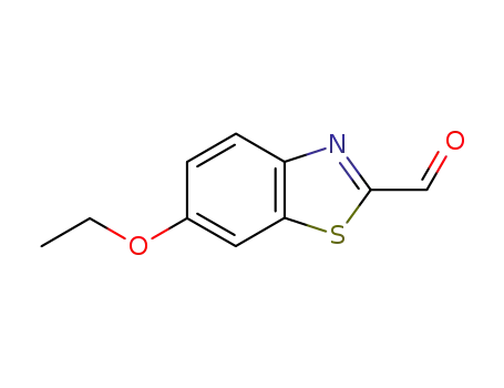 Molecular Structure of 99184-82-4 (2-Benzothiazolecarboxaldehyde,6-ethoxy-(6CI))