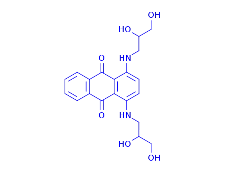 Molecular Structure of 99788-75-7 (HC BLUE NO. 14)