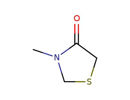 Molecular Structure of 10574-74-0 (4-Thiazolidinone, 3-methyl-)