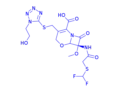 Molecular Structure of 99665-00-6 (Flomoxef)