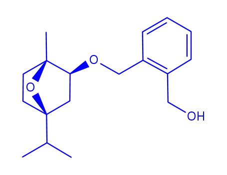 Molecular Structure of 99765-53-4 ([2-({[1-methyl-4-(propan-2-yl)-7-oxabicyclo[2.2.1]hept-2-yl]oxy}methyl)phenyl]methanol)