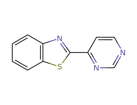 Benzothiazole, 2-(4-pyrimidinyl)- (6CI)