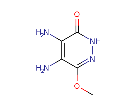 3(2H)-PYRIDAZINONE,4,5-DI-AMINO-6-METHOXY-