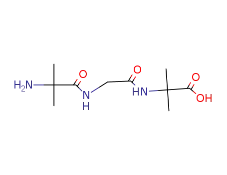 Molecular Structure of 99975-89-0 (Alanine, 2-methylalanylglycyl-2-methyl-)