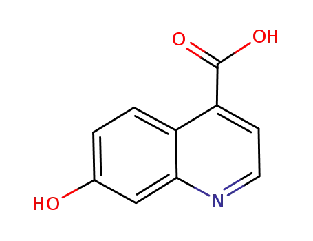 Molecular Structure of 1017969-32-2 (7-Hydroxy-quinoline-4-carboxylic acid)