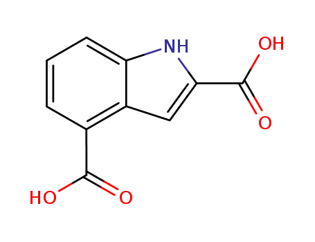 Molecular Structure of 103027-96-9 (Indole-2,4-dicarboxylic acid)
