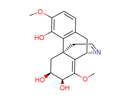 Molecular Structure of 142905-23-5 (Morphinan-4,6,7-triol,8,14,16,17-tetradehydro-3,8-dimethoxy-, (6b,7b,9a,13a)-)