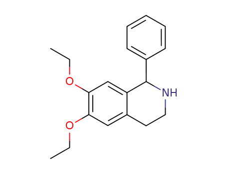 Molecular Structure of 94914-42-8 (6,7-DIETHOXY-1-PHENYL-1,2,3,4-TETRAHYDROISOQUINOLINE HYDROCHLORIDE)