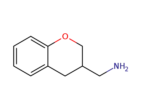 Molecular Structure of 10185-46-3 (CHROMAN-3-YL-METHYLAMINE)