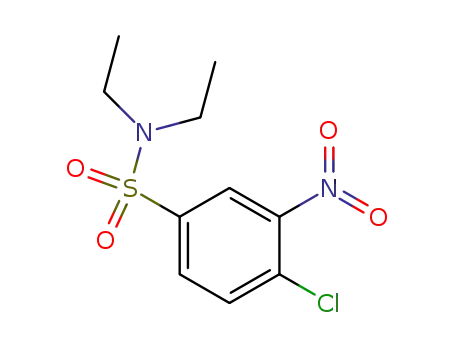 Molecular Structure of 127-53-7 (4-CHLORO-N,N-DIETHYL-3-NITROBENZENESULFONAMIDE)