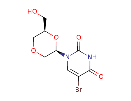 (6-(HYDROXYMETHYL)-1,4-DIOXAN-2-YL)-5-BROMOURACILCAS