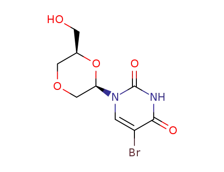 5-bromo-1-[(2R,6R)-6-(hydroxymethyl)-1,4-dioxan-2-yl]pyrimidine-2,4(1H,3H)-dione