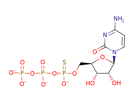 Cytidine, 5'?P''-ester with thiotriphosphoricacid ((HO)2P(O)OP(O)(OH)OP(O)(OH)(SH)), (R)- (9CI)